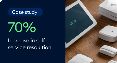 Cove - Increase in self-service resolution